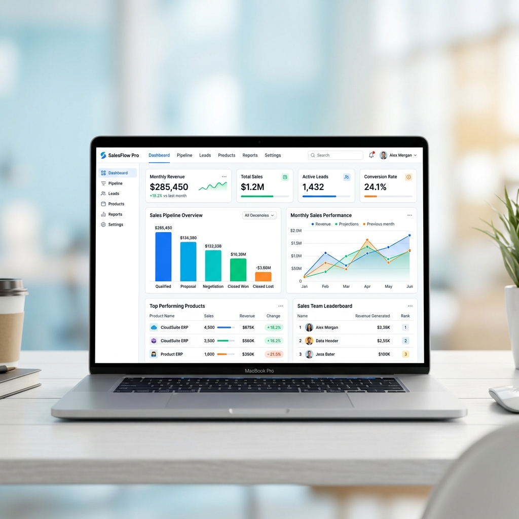 Painel de Controle Vendeu